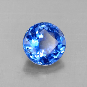 Cianite Blu naturale da 0.97 ct, Taglio rotondo, VS