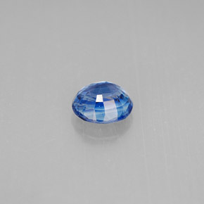 Cianite naturale blu da 1,08 ct, taglio rotondo, VS-SI