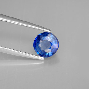 Cianite Blu naturale da 0.95 ct, Taglio rotondo, VS