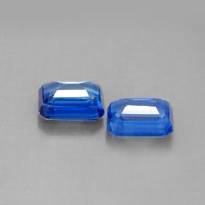 Cianite naturale blu da  ct, taglio smeraldo, VS-SI