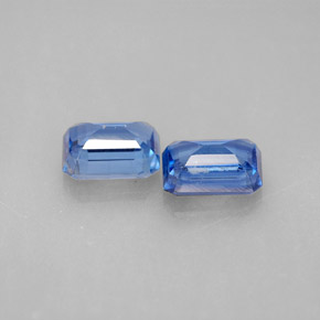 Cianite naturale blu da  ct, taglio smeraldo, VS-SI