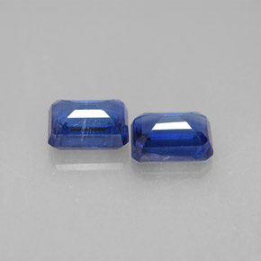 Cianite naturale blu da  ct, taglio smeraldo, VS-SI