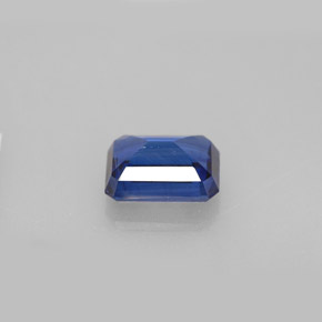 Cianite naturale blu da 2,07 ct, taglio smeraldo, VS-SI
