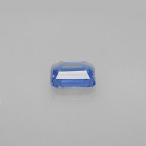 Cianite naturale blu da 1,47 ct, taglio smeraldo, VS-SI