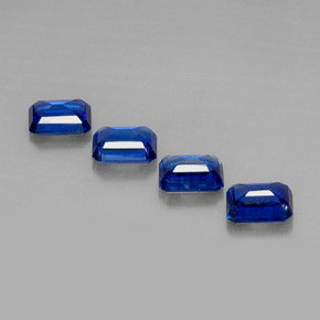 Cianite naturale blu da  ct, taglio smeraldo, VS-SI