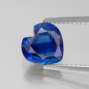 Cianite Blu naturale da 2.04 ct, A forma di cuore, VS