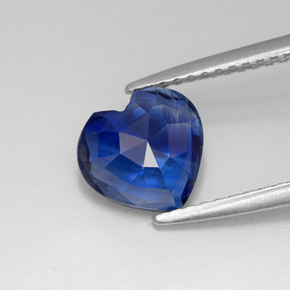 Cianite Blu naturale da 1.75 ct, A forma di cuore, VS-SI