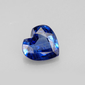 Cianite Blu naturale da 1.70 ct, A forma di cuore, VS-SI