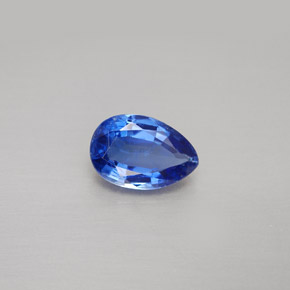 Cianite naturale blu da 1,69 ct, taglio a pera, VS-SI