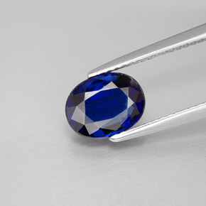 Cianite naturale blu da 2,33 ct, taglio ovale, VS