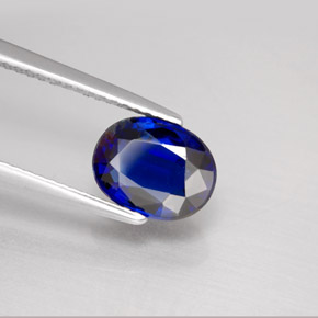 Cianite naturale blu da 2,33 ct, taglio ovale, VS
