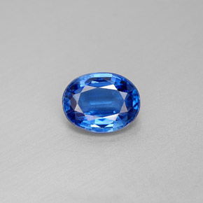 Cianite naturale blu da 2,25 ct, taglio ovale, VS