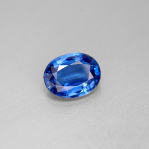 Cianite naturale blu da 2,25 ct, taglio ovale, VS