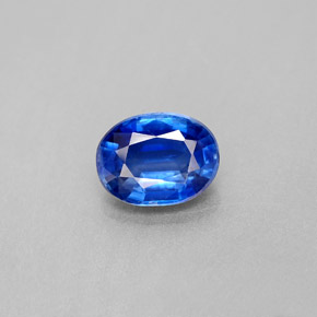 Cianite naturale blu da 2,29 ct, taglio ovale, VS-SI