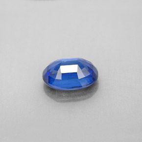 Cianite naturale blu da 2,29 ct, taglio ovale, VS-SI