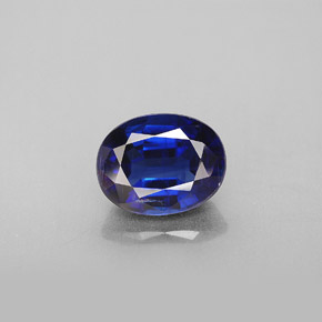 Cianite naturale blu da 2,49 ct, taglio ovale, VS-SI