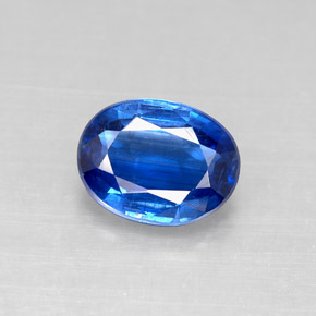Cianite naturale blu da 2,48 ct, taglio ovale, VS-SI