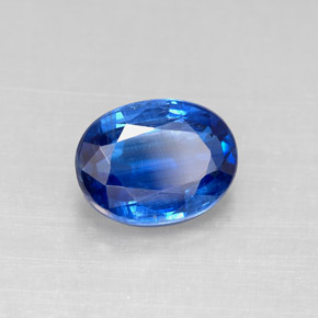 Cianite naturale blu da 2,48 ct, taglio ovale, VS-SI