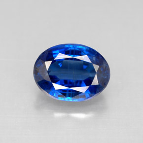 Cianite naturale blu da 2,44 ct, taglio ovale, VS-SI