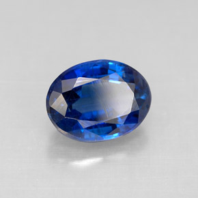 Cianite naturale blu da 2,44 ct, taglio ovale, VS-SI