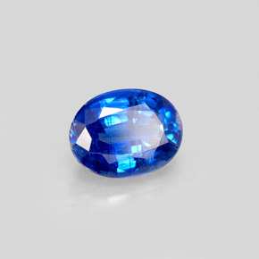 Cianite naturale blu da 2,26 ct, taglio ovale, VS-SI