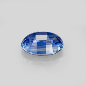 Cianite naturale blu da 2,26 ct, taglio ovale, VS-SI