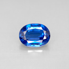 Cianite naturale blu da 2,20 ct, taglio ovale, VS-SI