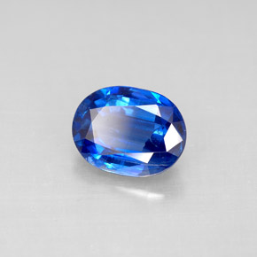 Cianite naturale blu da 2,20 ct, taglio ovale, VS-SI