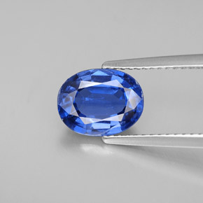 Cianite naturale blu da 2,17 ct, taglio ovale, VS