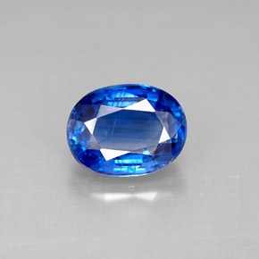 Cianite naturale blu da 2,44 ct, taglio ovale, VS