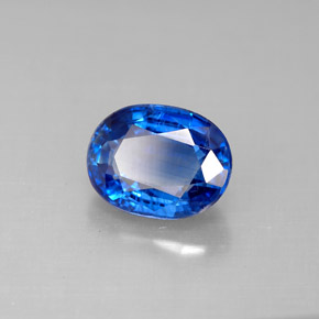 Cianite naturale blu da 2,44 ct, taglio ovale, VS