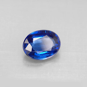 Cianite naturale blu da 2,31 ct, taglio ovale, VS