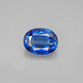 Cianite naturale blu da 2,25 ct, taglio ovale, VS