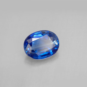 Cianite naturale blu da 2,25 ct, taglio ovale, VS