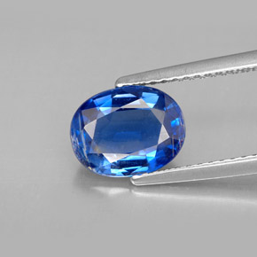Cianite naturale blu da 2,28 ct, taglio ovale, VS