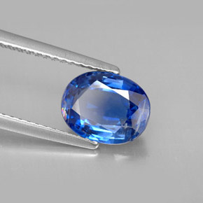 Cianite naturale blu da 2,28 ct, taglio ovale, VS