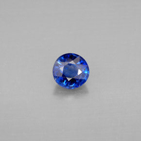Cianite naturale blu da 0,71 ct, taglio rotondo, SI
