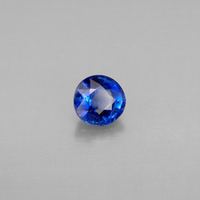 Cianite naturale blu da 0,71 ct, taglio rotondo, SI