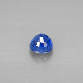 Cianite naturale blu da 0,87 ct, taglio rotondo, SI