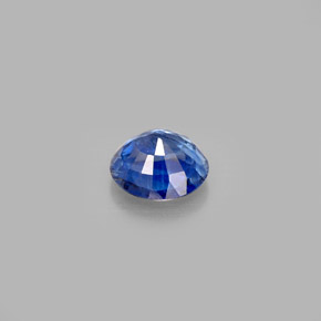 Cianite naturale blu da 0,89 ct, taglio rotondo, VS-SI