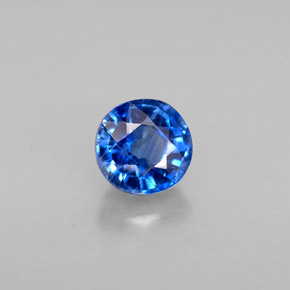 Cianite Blu naturale da 1.17 ct, Taglio rotondo, VS-SI
