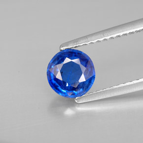Cianite Blu naturale da 0.96 ct, Taglio rotondo, VS-SI