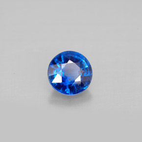 Cianite Blu naturale da 0.99 ct, Taglio rotondo, VS-SI
