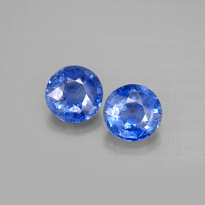 Cianite naturale blu da  ct, taglio rotondo, VS-SI