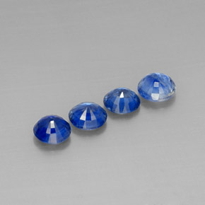 Gemme di Cianite Blu naturale da  ct, Taglio rotondo, VS-SI