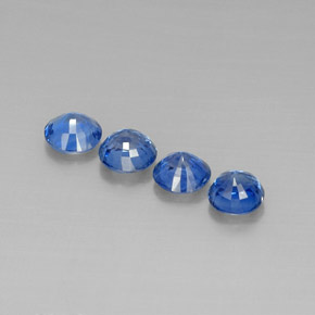 Gemme di Cianite Blu naturale da  ct, Taglio rotondo, VS-SI