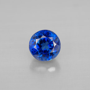 Cianite Blu naturale da 1.37 ct, Taglio rotondo, VS-SI