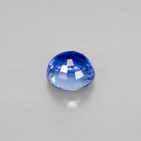 Cianite naturale blu da 1,37 ct, taglio rotondo, VS-SI