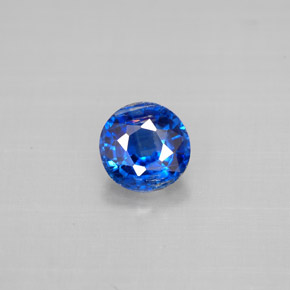 Cianite naturale blu da 1,05 ct, taglio rotondo, VS-SI