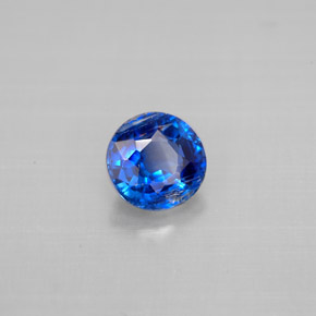 Cianite naturale blu da 1,05 ct, taglio rotondo, VS-SI